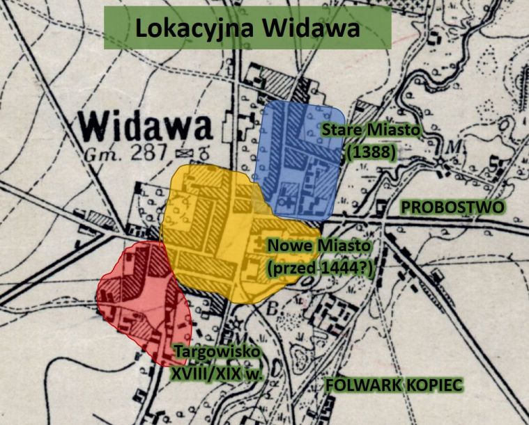 Znalezione obrazy dla zapytania mapa widawa młyn