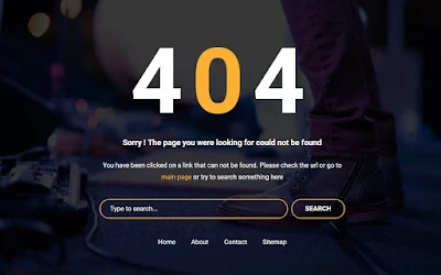 Tạo trang báo lỗi 404 hỗ trợ giao diện mobile cho blogspot