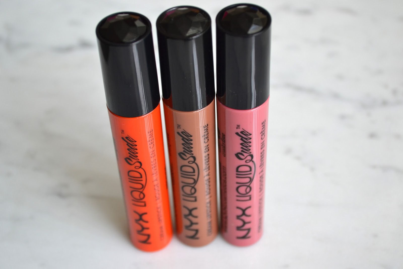 Aquaheart Nyx Cosmetics Liquid Suede Cream Lipstick 3 Shades Swatches And Review