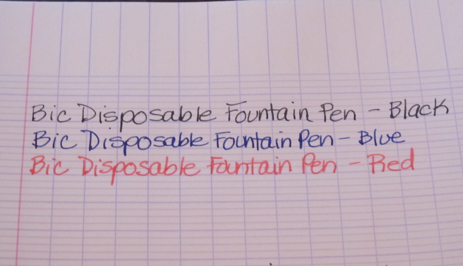 Pen and Paper Hoarder New Bic Disposable Fountain Pens