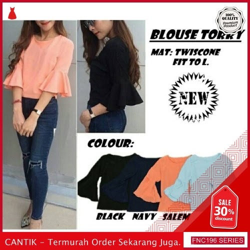 FNC196B40 Blouse Torry murah Wanita Serba 50 Ribuan