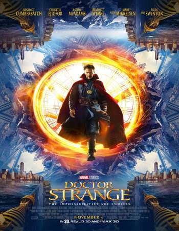 Poster Of Doctor Strange 2016 English 700MB DVDScr x264 Free Download Watch Online downloadhub.in