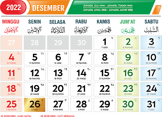 Kalender Desember 2022