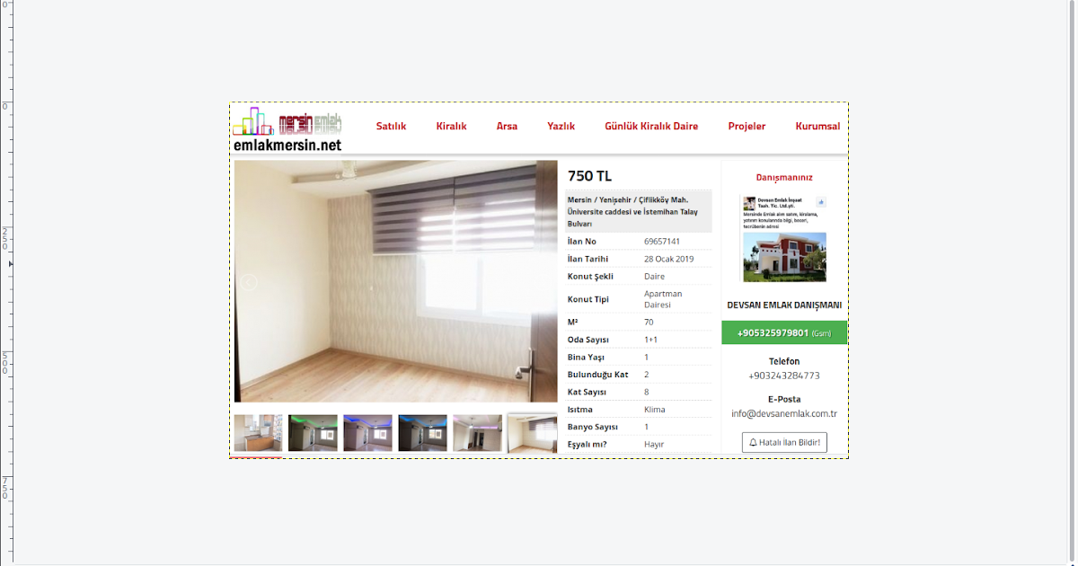 Mersin Kiralık Daire