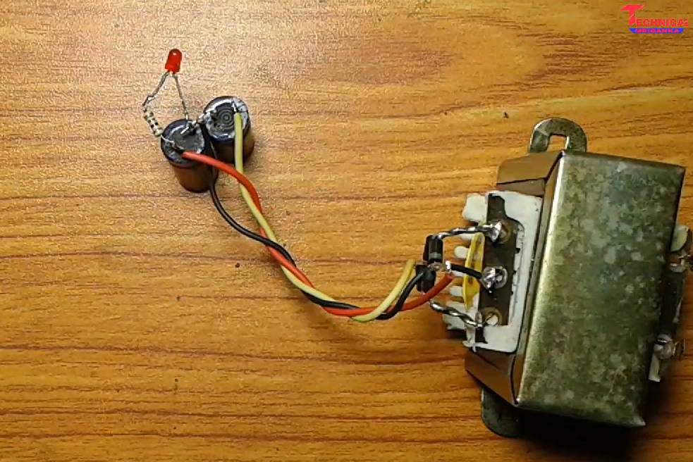 How to make bridge rectifier on 12012 volt transformer.