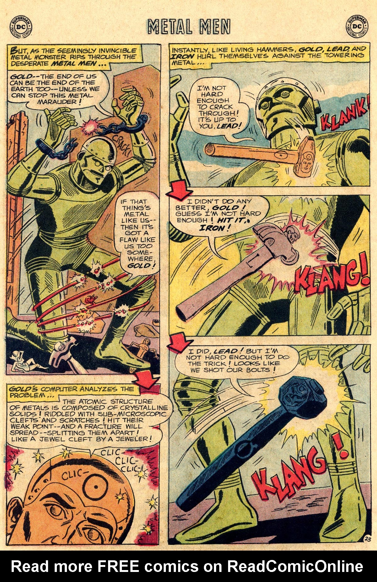 Read online Metal Men (1963) comic -  Issue #13 - 30