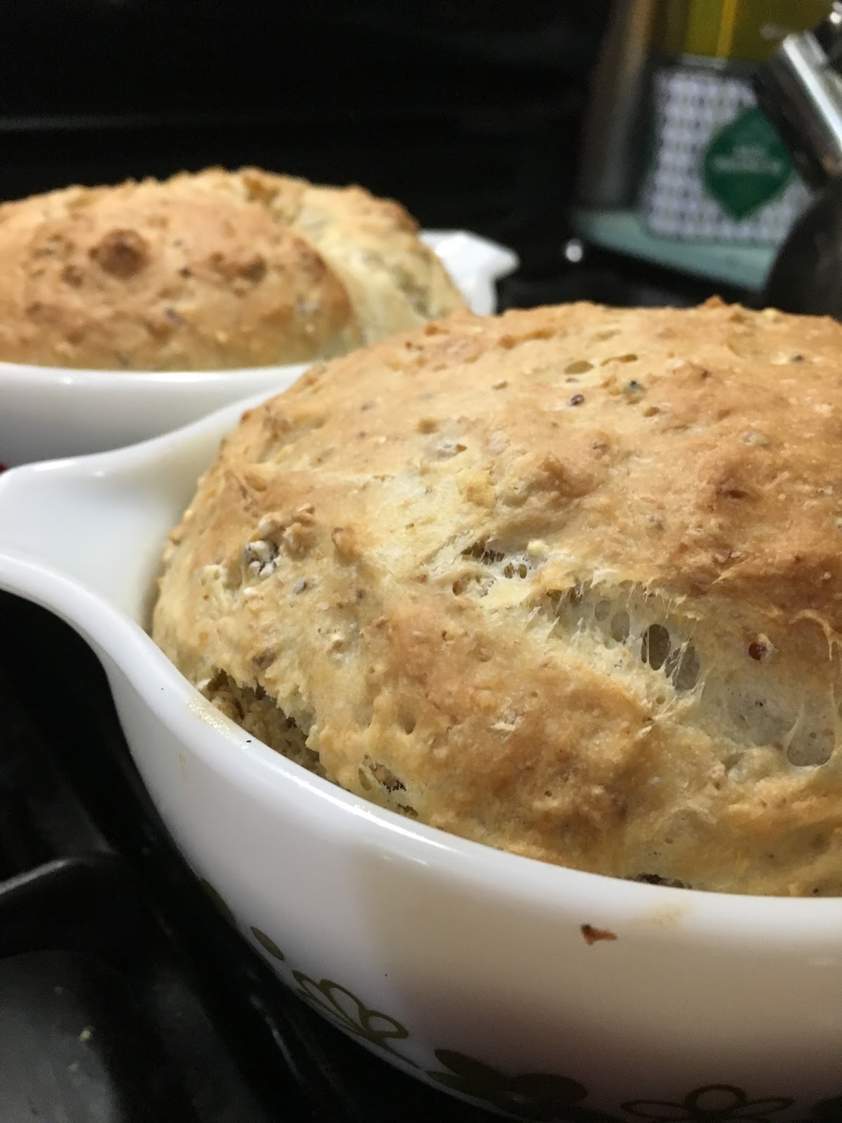 A Lesson in Artisan Bread Baking with Flea Market Find Pyrex Bowls