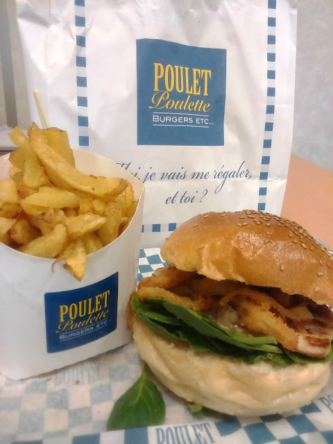 Poulet Poulette burger sandwiche poulet fermier label rouge fast-food fast-good restaurant paris montparnasse