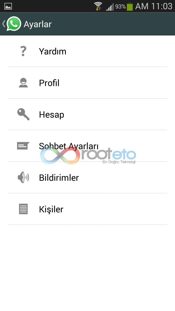 whatsapp numara degistirme rooteto