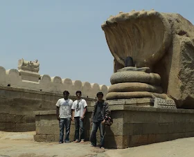 Panoramic view of the Lepakshi temple complex
