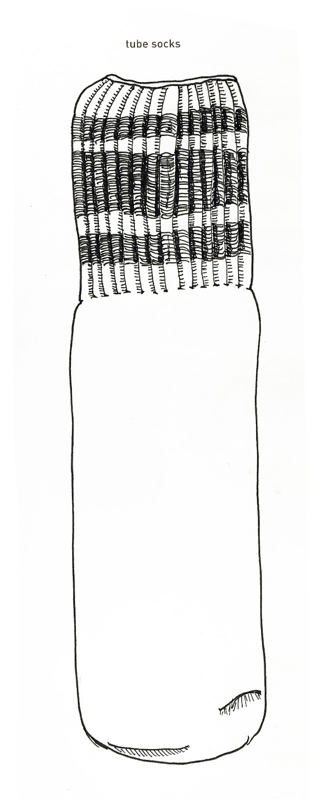 Ana's Strictly Sketchbook 642 Things to Draw 26 Tube Sock