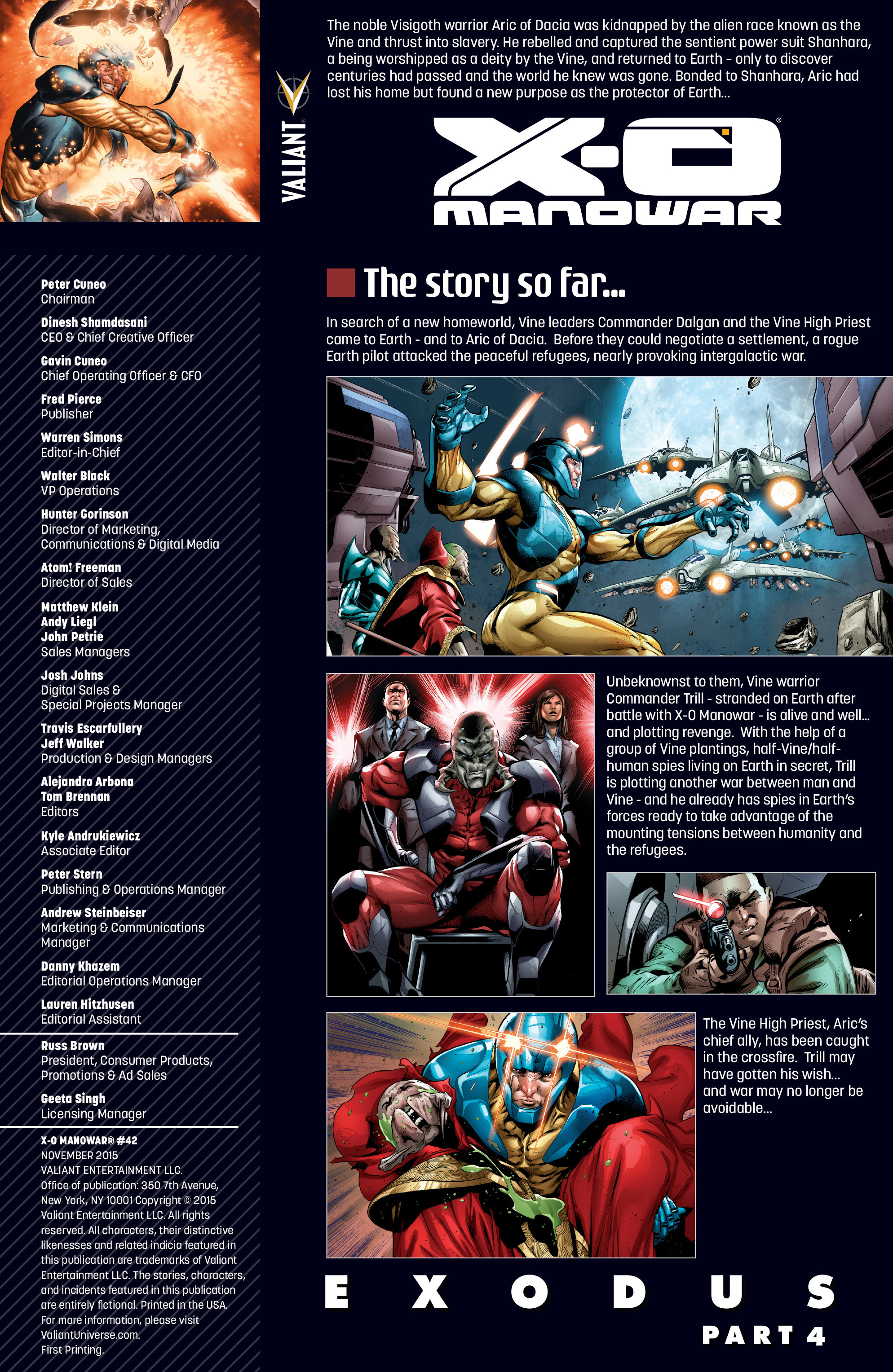 Read online X-O Manowar (2012) comic -  Issue #42 - 2