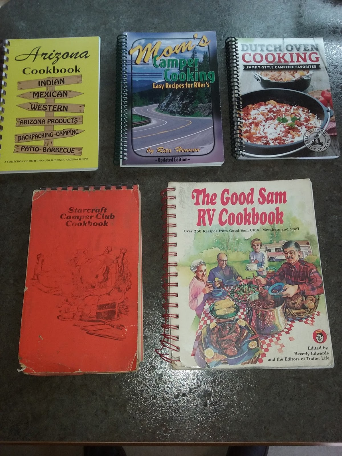 Armand's Rancho Del Cielo Do I Have Enough RV Cookbooks?
