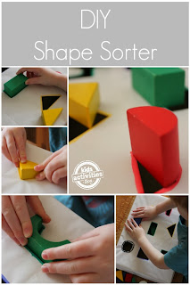 DIY Shape Sorter from Kids Activities Blog