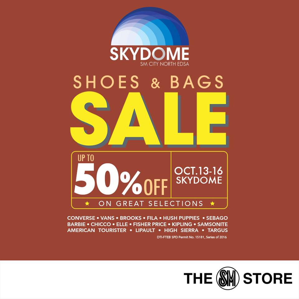 Manila Shopper SM City North Edsa Shoes & Bags SALE Oct 2016