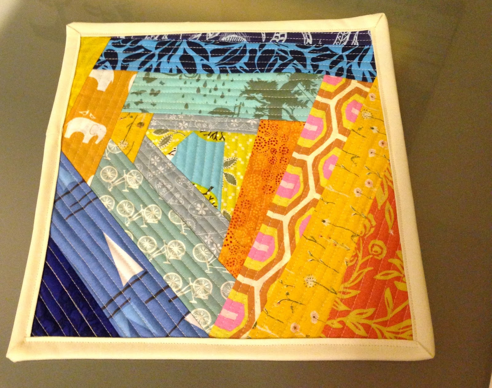 Issabella The Cat Quilt as you go placemats