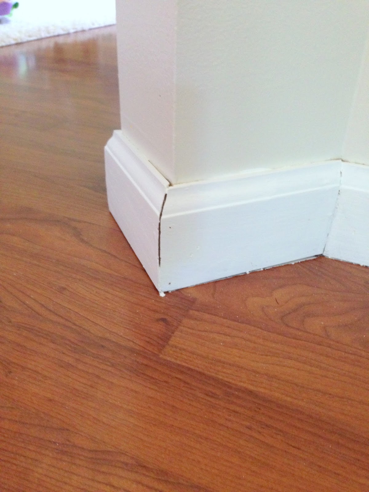Harmonized Home: How to Caulk Trim