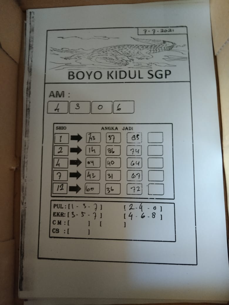 Syair Togel Sgp 7 Juli 2021 Forum Syair Asiktoto