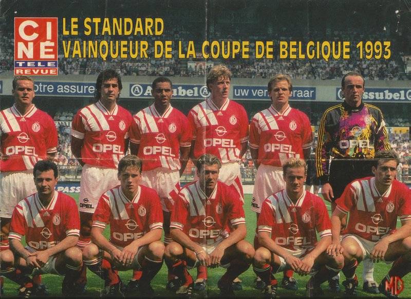 Le Standard de Liège d'hier à aujourd'hui 06/06/1993 finale Coupe de