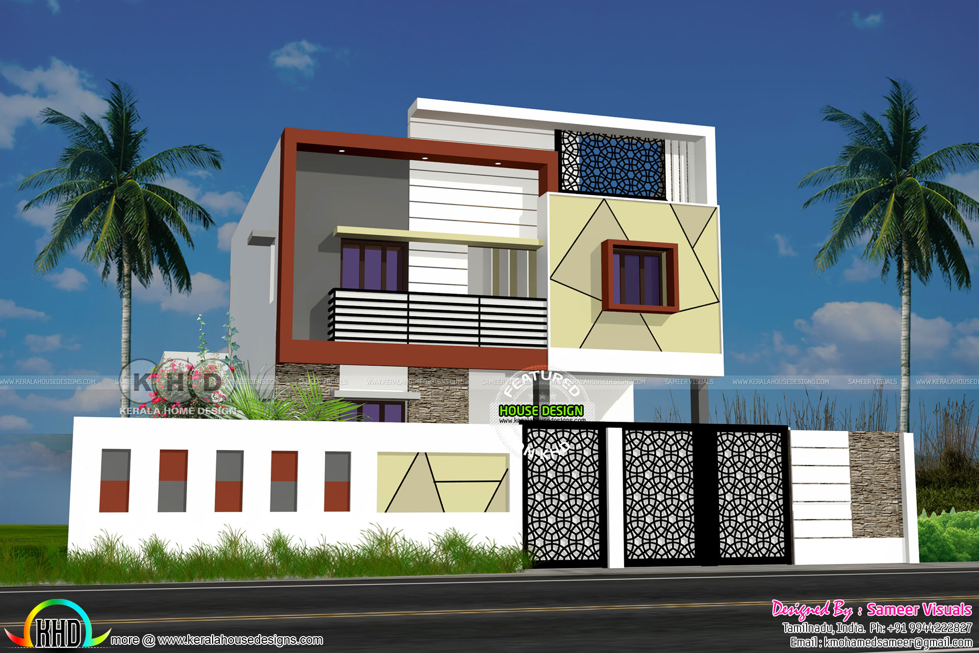 3 Bhk 2540 Sq Ft South Indian House Plan Kerala Home Design