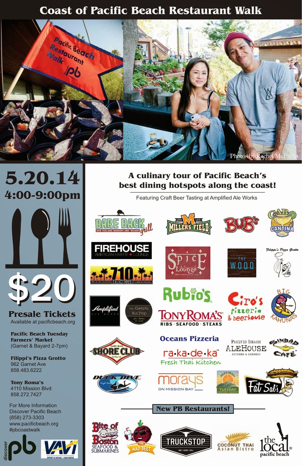 Sangoville Get Your Tickets Now For The Coast Of Pacific Beach Get Your Tickets Now For The Coast Of Pacific Beach Restaurant Walk Tuesday May 20
