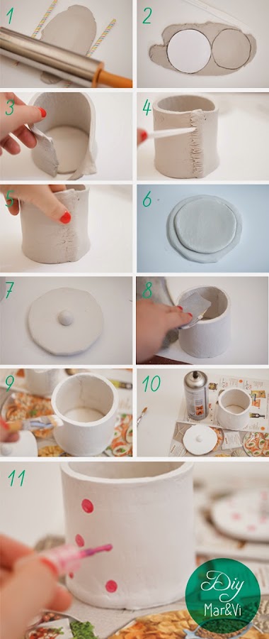 Cómo hacer un bote con tapa