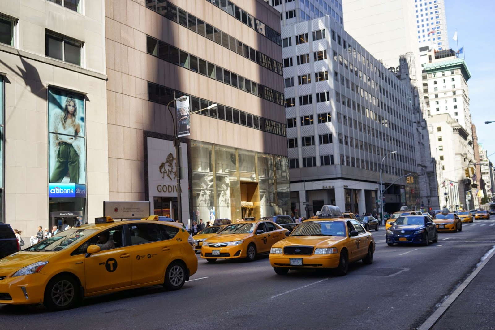 yellow taxis new york