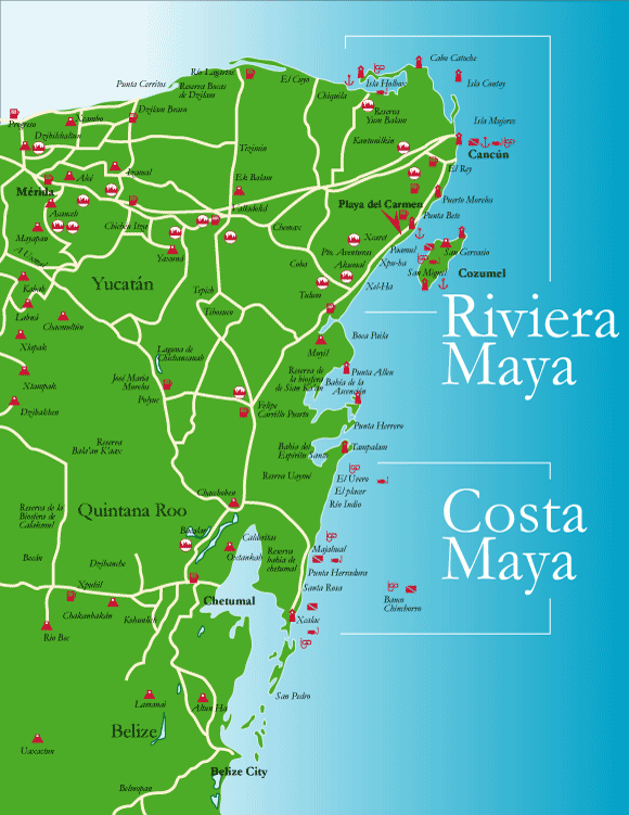 Costa Maya: otro destino del Caribe mexicano, rutas, hoteles - Foro Riviera Maya y Caribe Mexicano