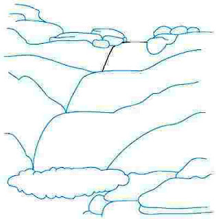 Langkah 6. Cara Mudah sketsa/Menggambar Sungai untuk Anak