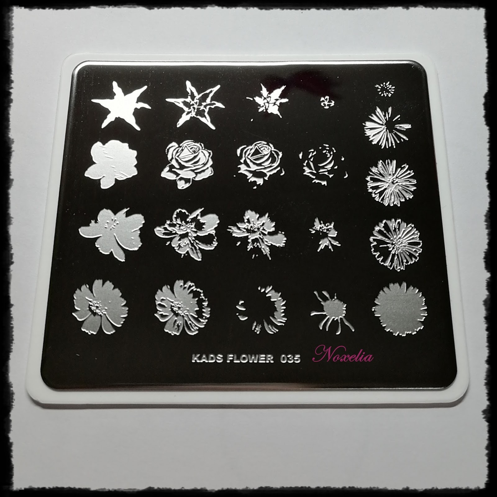 Noxelia Stamping nail art KADS