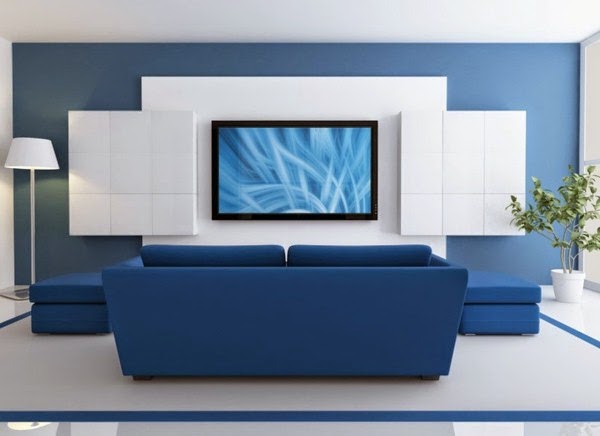 Modern TV wall – for a more pleasant evening!