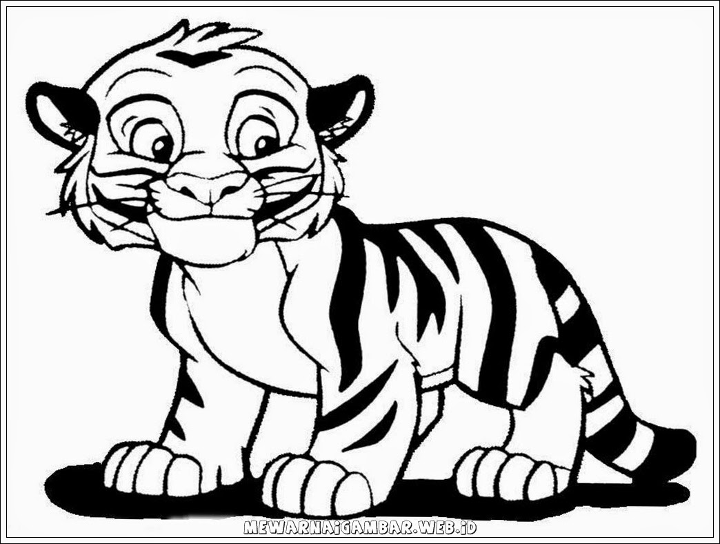 22 Gambar Kartun Harimau Yang Banyak Di Cari