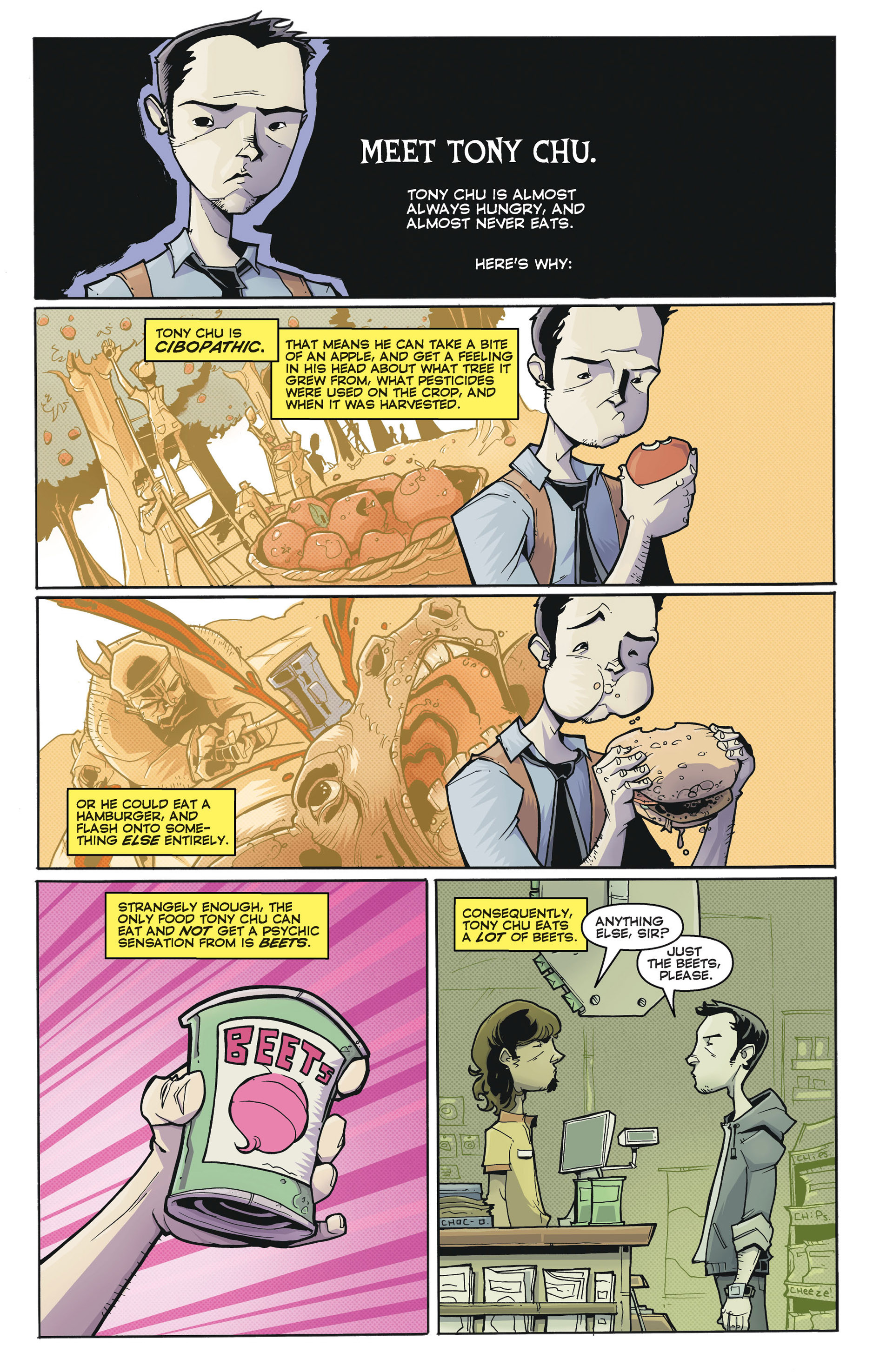 Read online Chew comic -  Issue # _TPB 1 - Taster´s Choise - 3