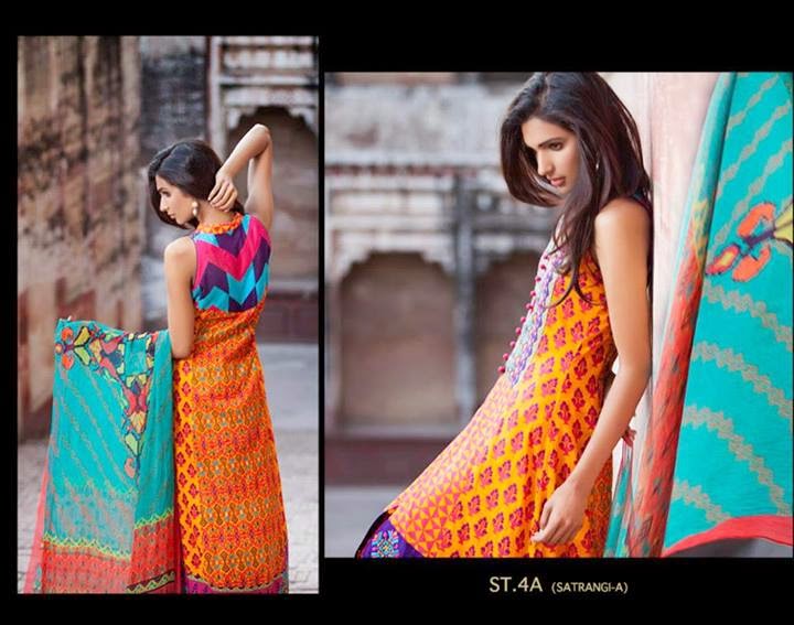 Zainab Chottani by Shariq Textile 2014 featuring Amna Ilyas ...