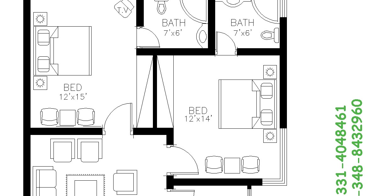 35x70-house-plan-naval-anchorage-35x70-house-plan-35x70-pakistan-house