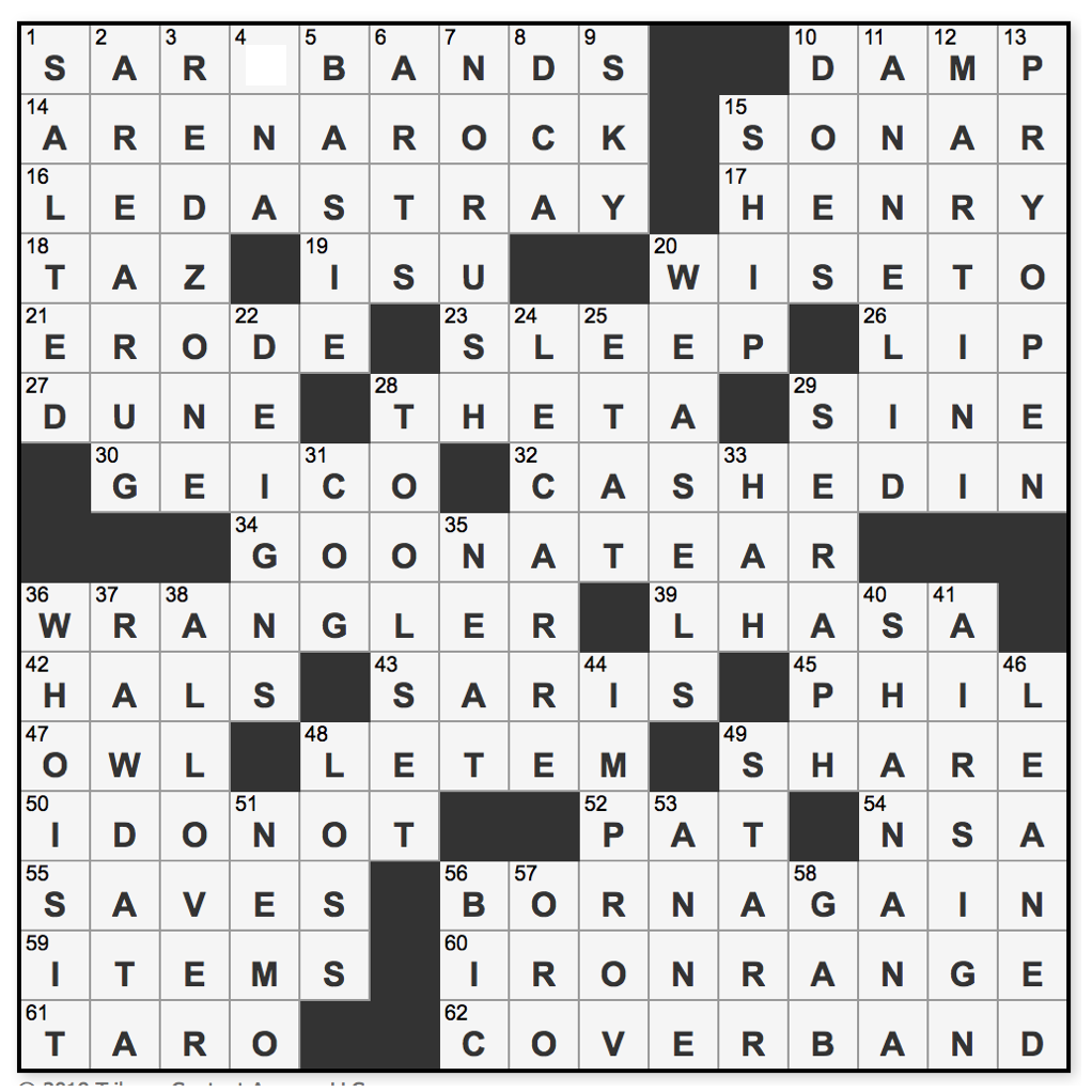 L A Times Crossword Corner Saay April 20 2019 Kyle
