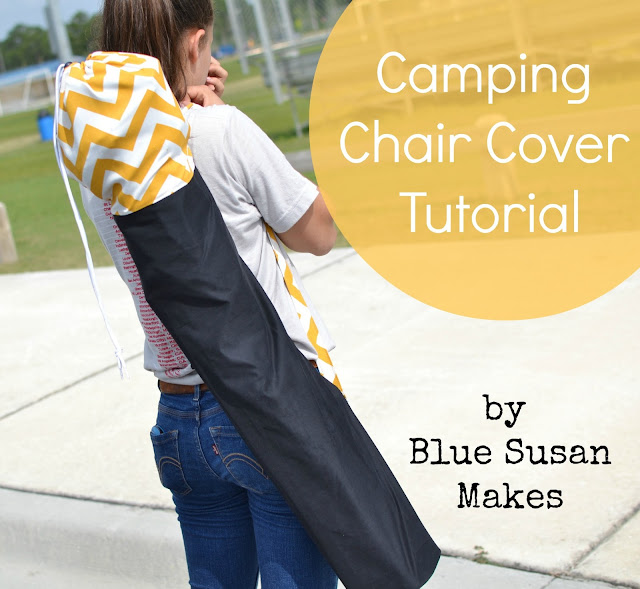 DIY Camping Chair Cover Tutorial - Make a replacement cover for a camping chair