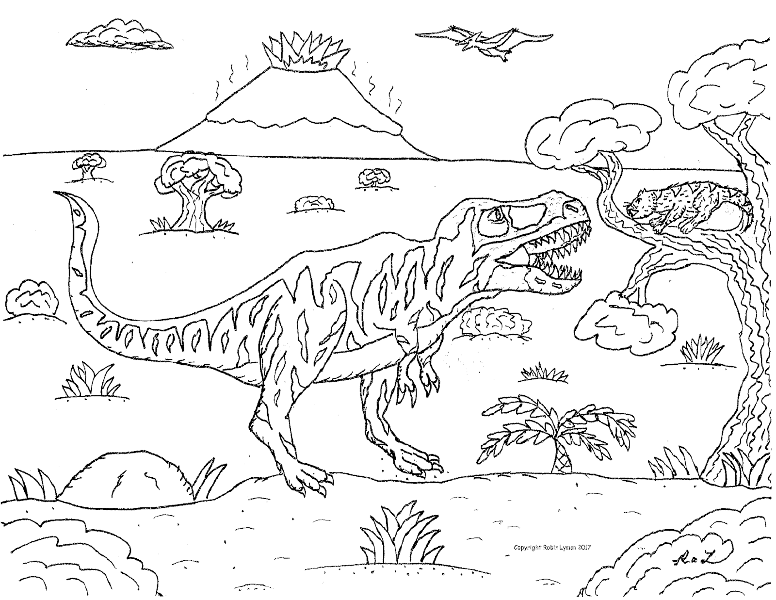 Robin's Great Coloring Pages: Prehistoric Mammals with Modern Mammals ...