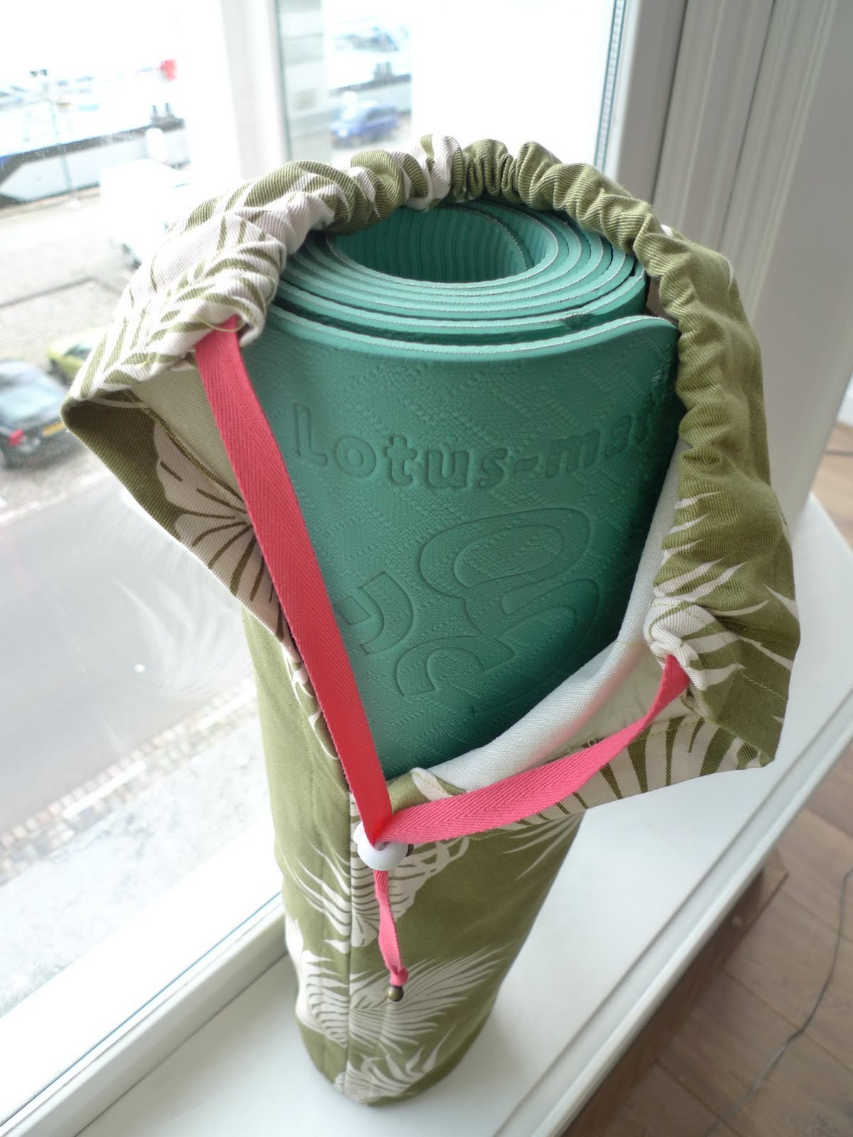 yoga mat bag tutorial diy easy tutorial