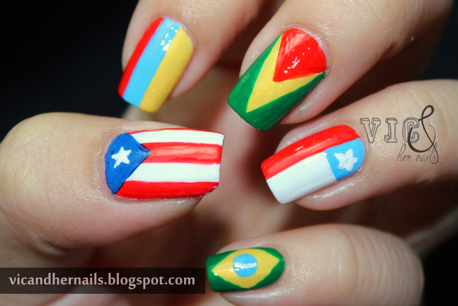 Vic and Her Nails Crumpet's Nail Tarts 33 DC Day 16 South America