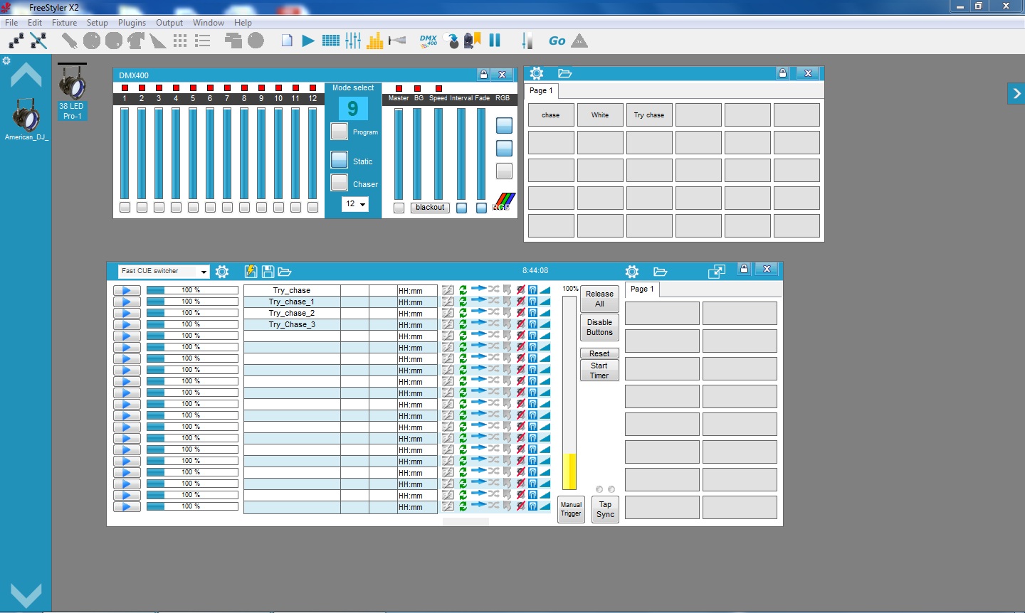 Audio Visual World Control DMX Lighting Using USB Interface