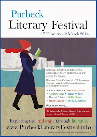 Poster for Purbeck Literary Festival 2014