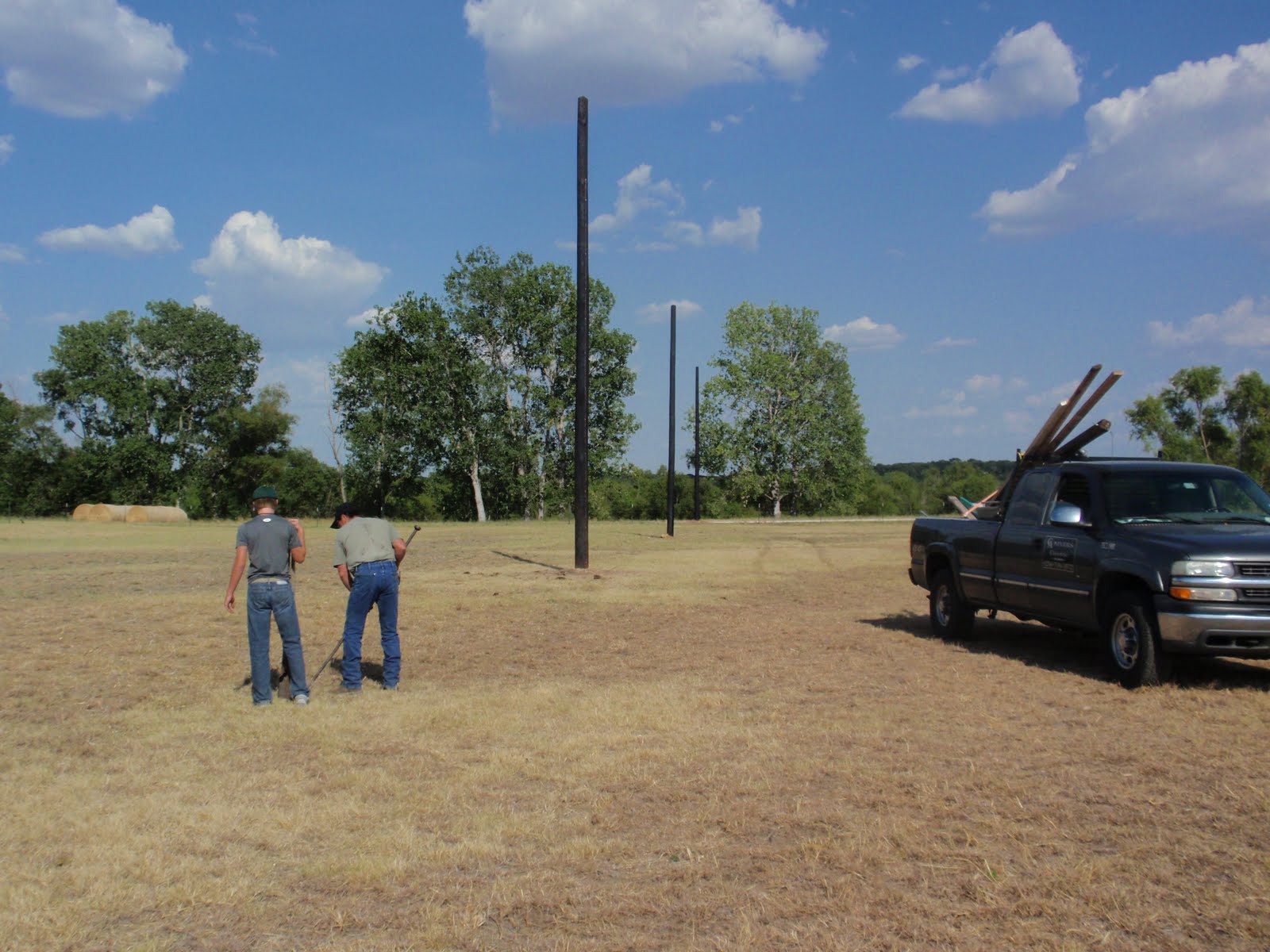 Power Pole Set Up For Mobile Home