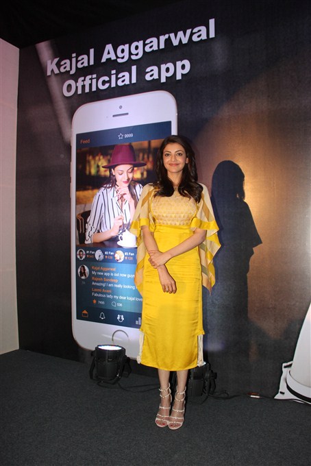 Kajal Aggarwal Launches Mobile App