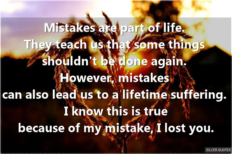 Mistakes Are Part of Life