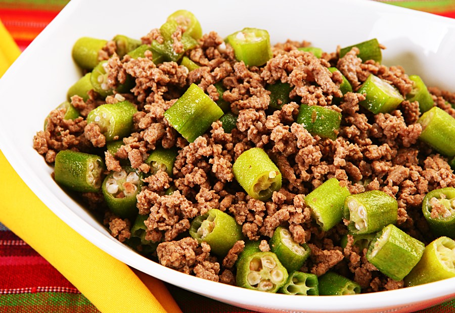 Receita: Carne Moída com Quiabo 🥩