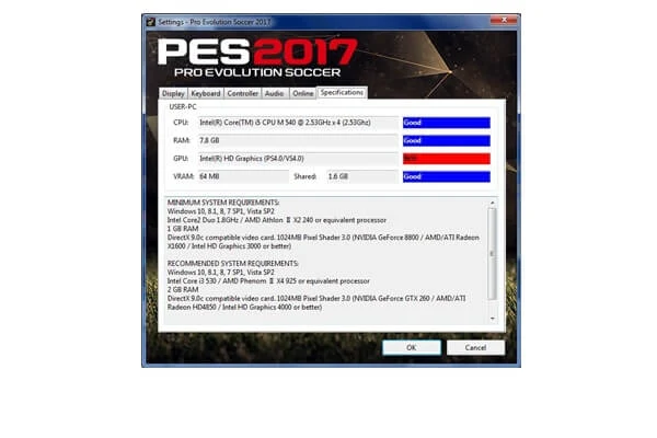 mengatasi GPU dan VRAM Pes 2017 Tidak Terbaca mengatasi GPU dan VRAM Pes 2017 Tidak Terbaca