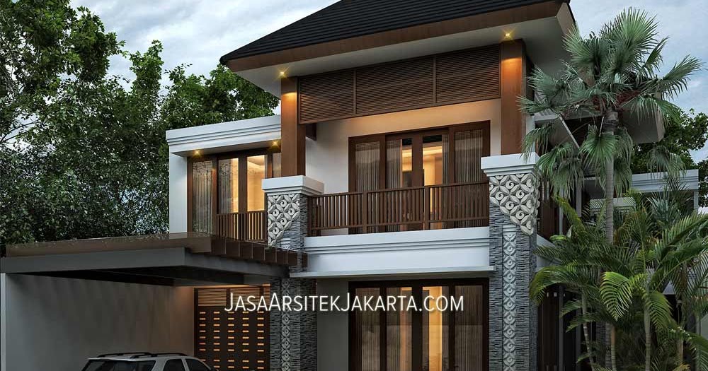 Gambar Desain Rumah Lebar Depan 8 Meter - House Q