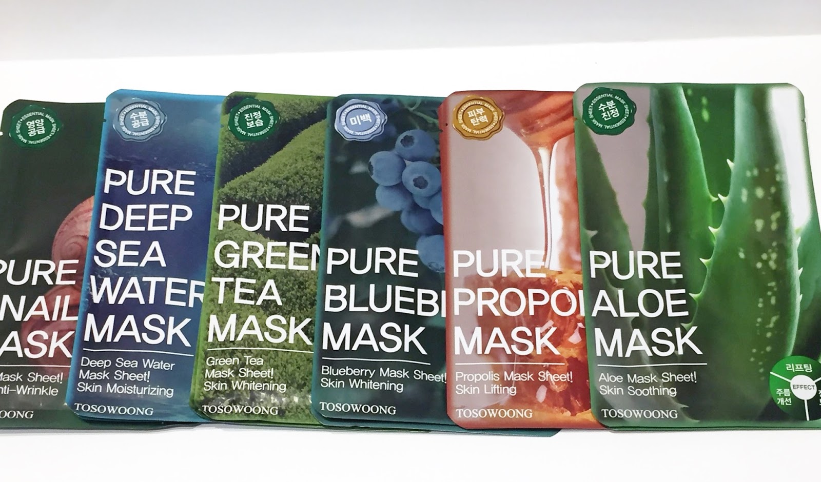 Korean Beauty Dream [Tosowoong] Pure Mask pack All types