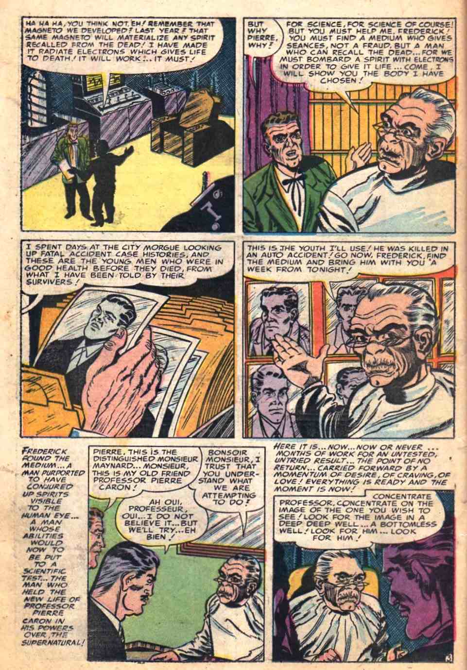 Read online Weird Mysteries (1952) comic -  Issue #10 - 18